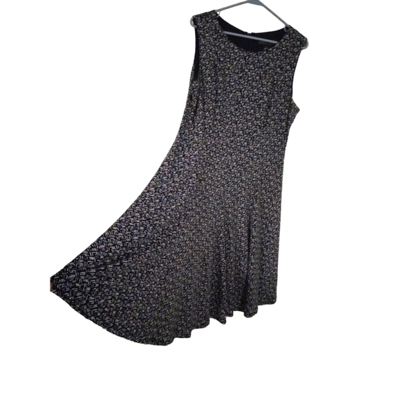 Sleeveless Fit & Flare Dress Jessica Howard Office Casual Flowy All Seasonal 16 - Picture 3 of 11